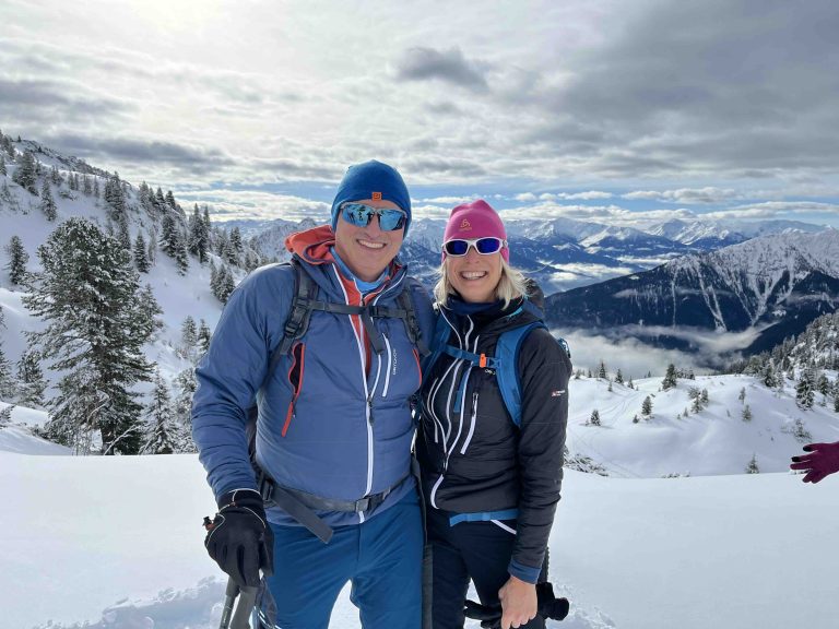 Sonja & Axel als Gipfelstürmer